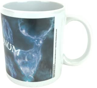 Harry Potter Ceramic Mug with Magical Animal Patronuses and Slogan Expecto Patronum in Presentation Box - Official Merchandise