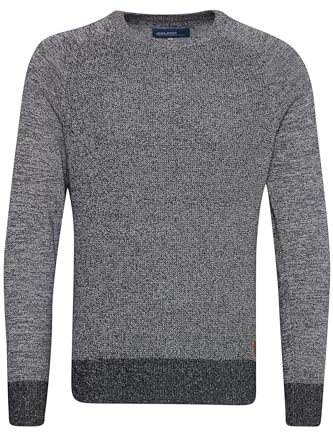 Blend BHGandolf Herren Strickpullover Feinstrick Pullover mit Rundhalsausschnitt