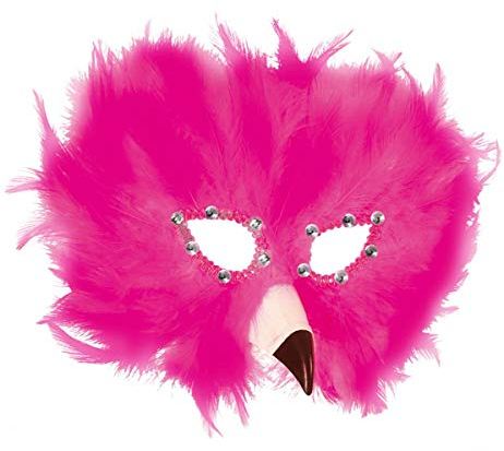 Unbekannt Feder Maske Flamingo Venezianischer Karneval