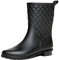 Stivali Gomma Donna Pioggia Bassi Lavoro Giardino Stivaletti Antiscivolo Wellington Boots Nero 39
