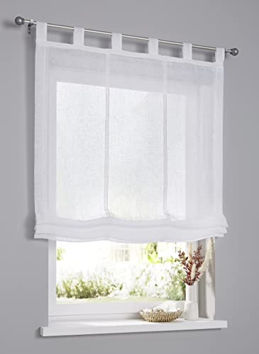 Kutti Brondby Estor Plegable con Trabillas Blanco 80 x 145 cm