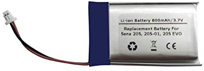 3.7V 800mAh Akku für Sena 10S Serie Sena 10S-01 ENA Sena 20s Serie Sena 20s-01 Sena 20s evo Sena 30K Serie Sena 30K-01D Motorräder Bluetooth Headset Akku Ersatz Intercom,Modell:CP-SN10S