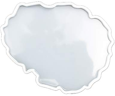 Silikonform Mold Geode Irregular Coaster Typ 07 für Schmuckherstellung, Untersetzer Basteln aus Epoxidharz, Epoxy Resin, Giessform Harz Agate Achat für Tassen, ResinArt, Gußform, Mould DIY