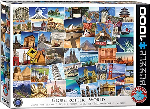 empireposter Traumziele der Welt - 1000 Teile Puzzle im Format 68x48 cm