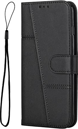 TIANYUE Leather Flip Wallet Phone Case Cover for Xiaomi Redmi K50 Gaming,Premium PU Leather Wallet Case Xiaomi Redmi K50 Gaming Flip Cell Phone case, Cases for Xiaomi Redmi K50 Gaming Black