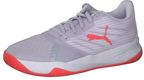 PUMA Unisex Accelerate Pro Ii W+ Hallenturnschuh, Spring Lavender Red Blast Weiß, 39 EU