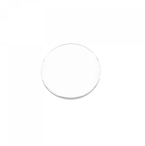 sourcing map 19mm Diámetro Reloj Cristal Zafiro Cristal Lente, Redondo Plano 1,1mm Grosor Reemplazo Piezas para Relojero Reparación Transparente