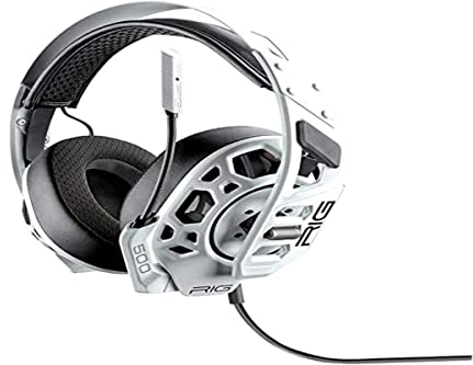 Nacon RIG 500 PRO HA GEN2, Cuffie da gioco per PS4/PS5/XBX/XB1/SWITCH/PC, bianche