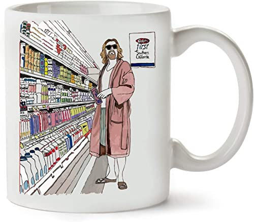 Top Banana Gifts The Big Lebowski The Dude Milk Artwork Klassische Tee-/Kaffeetasse