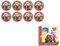 ALMACENESADAN, 4890, confezione festa Disney in side out, al rovescio composto da 20 tovaglioli di carta 33x33 cm e 8 piatti in cartone da 23 cm, ideale per feste e compleanni, 8435510348908