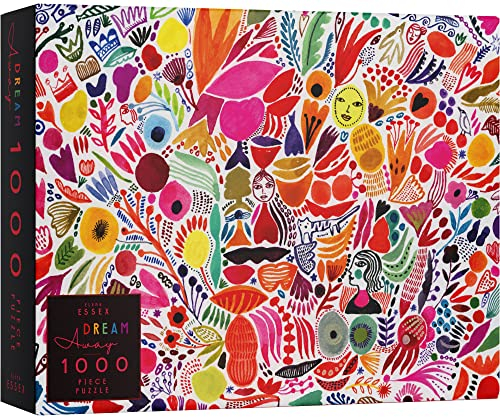 Elena Essex Puzzle 1000 Teile - Dream Away, Puzzle für Erwachsene, bunt Kunst abstrakt Regenbogen, Puzzlegröße 68 x 49 cm