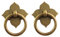 Homoyoyo 2St Kleeblattgriff Vintage Schubladenknöpfe goldene Schrankknöpfe Kommode für Schrank Vintage-Dekor Möbelzubehör Schranktürgriffe Jahrgang Antiquität Türschnalle Schminktisch Knopf