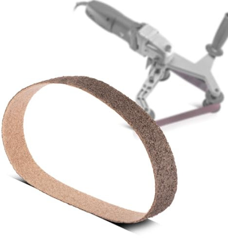 STAHLWERK Schleifvlies grobe Körnung 40 x 760 mm Schleifband | Vliesbänder | Poliervlies | Universal-Schleifbänder | Schleifmittel für Rohrbandschleifer, Bandschleifer und Schleifgeräte