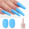 Imtiti Blau UV Nagellack, Baby Blau UV Gel Nagellack Soak Off Led Gel Nail Polish Frühling Sommer Gel Nagellack DIY Nagel Kunst Starter Maniküre Salon Gellack Kit 10ML