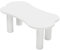 Kangmusi Unregulierter Couchtisch im Chesterfield, 113cm Länge, 58cm Breite, 40,5cm Höhe, MDF-Tischplatte und PVC-Fuß, mit Fadenunterlage, unregulierter Couchtisch