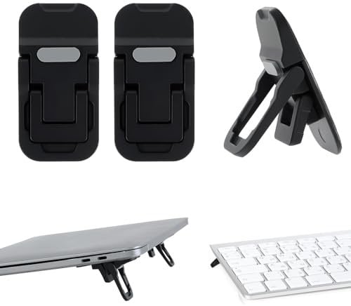 RYMAUP Pack of 2 Keyboard Stand for Desk, Computer Keyboard Stand for Desk, Portable Laptop Stand, Compatible with Pro Air and Other 10-17 Inch Laptops