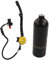 DideEP X4000PLUS Portable L Kit de Oxígeno para Principiantes con GLES de Buceo y Mochila ST - Negro Ligero (Botella Negra Cabeza Negra)