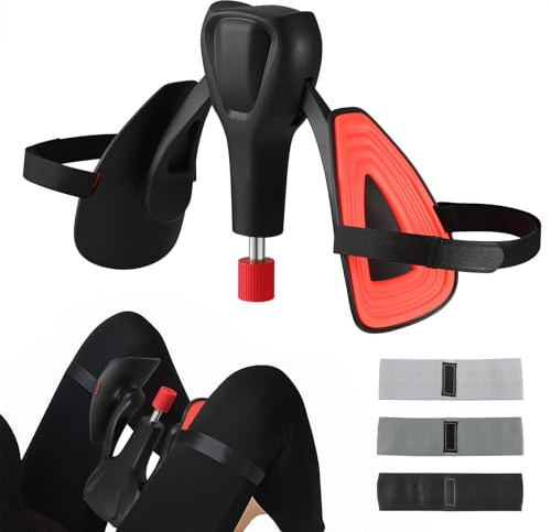 Gueenky Oberschenkeltrainer, 0-88 lb Beckenbodentrainer für Frau Beintrainer Oberschenkel Trainingsgerät Beckenboden mit Fitnessbänder, Arm Beine PO Beinpresse Fitnessgeräte für Zuhause