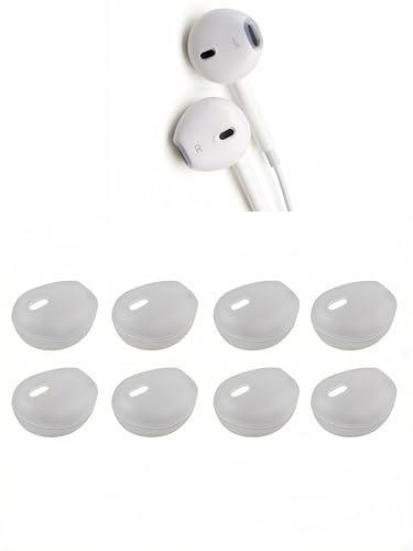 4 pares de almohadillas de gel para auriculares de iPhone/auriculares con