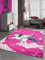 CARPETIA Kinderteppich Spielteppich Mädchen Einhorn Pink Größe 140x200 cm