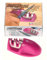 Chef's Vision SmarterEdge Kitchen Knife Sharpener - Pink - Dual-Groove Knife Sharpener for Precision Blade Maintenance - Compact, Stylish, and Versatile Knife Sharpeners for Home and Professional Use