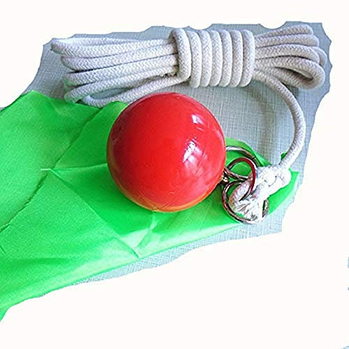 suzakoo Gymnastikball Kampfsport Fitnessgerät Werkzeug Übung Instrument Gummi mit Seil weich