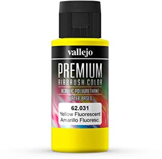 Premium Color Fluorescent Vallejo 62031 Yellow Fluo 60ml Airbrush Acrylfarbe