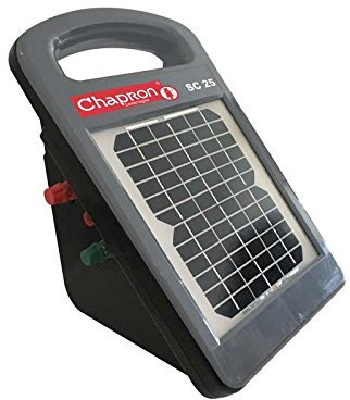 Chapron Lemenager Electrificateur de clôture Solaire Portable SC25 Accu intégré