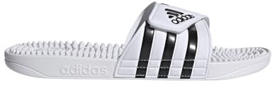 adidas Unisex Adissage Slides RUTSCHEN, Cloud White/Core Black/Cloud White