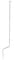TENDAGGIMANIA Asta di Manovra per Tende da Sole Avvolgibile Universale - Colore: Bianco - Misura: 180 CM - Manovella per Tende da Sole in Ferro Laccato