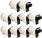 Yellow Yeti 10x DK-22243 102mm x 30,48m Endlos-Etiketten kompatibel für Brother P-Touch QL-1050 QL-1050N QL-1060N QL-1100 QL-1110NWB