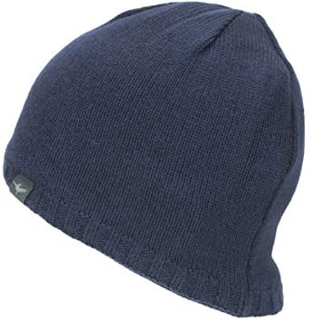 SealSkinz Beanie Waterproof Cold Weather Beanie, Navy Blue, S/M, 13100031000415