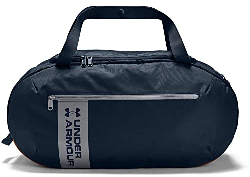 Under Armour UA Roland Duffle MD, vielseitige und robuste Sporttasche für Männer, Duffel Bag mit praktischen Fächern Herren, Blau (Academy / Academy / Steel) , One Size