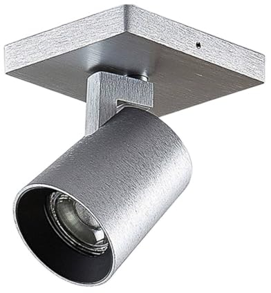 Arcchio Strahler Iavo (Modern) in Alu aus Metall (1 flammig, GU10) - Deckenlampe Deckenleuchte Lampe Spot Flurleuchte