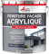 Peinture Façade - Peinture Hydrofuge Acrylique 14 couleurs - Dure jusqu'à 15 ans - 10 L (+ ou - 60 m² en 1 couche) Gris pierre - RAL 7030 - ARCANE INDUSTRIES