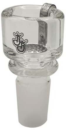 Jelly Joker HQ Panzerkopf Glaskopf Big Bowl 18.8mm für Bongs mit passendem Edelstahlsieb