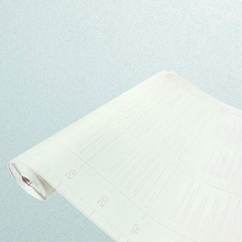 Fensterfolie selbsthaftend 90x100 cm | Statische Sichtschutzfolie ohne Kleber aus PVC | Selbsthaftende Glasfolie für Lichtdurchlass und Privatsphäre | Fensterfolie statisch haftend | Frostglas