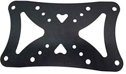 Mount Plus 201M VESA Mount Adapter Plate: Convert 75x75 & 100x100 mm VESA Patterns to 200x100 mm