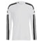 adidas Men's Squadra 21 Long Sleeve Jersey, White/Black, S