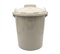 CABLEPELADO Cubo de Basura con tapa, Cubo basura Industrial, Cubo basura Plástico con asas metálicas, Contenedor residuos, 40 cm alto x 33 cm Diámetro superior, Capacidad 21 Litros, Beige
