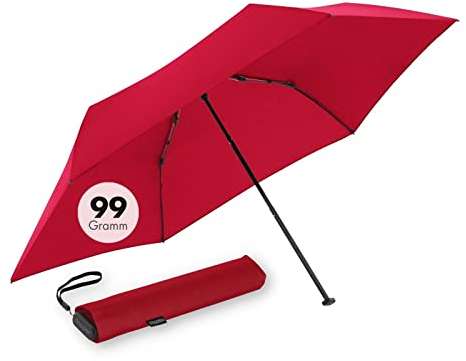 Doppler Taschenschirm Zero,99 Flat I Ultra leichter Regenschirm I Kleiner Schirm I Mini Regenschirm I Leicht zu Öffnen I Flach & kompakt I Taschenregenschirm windproof