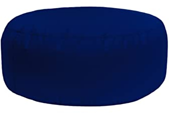 Bruni Pouf Sitzhocker M in Königsblau – runder Sitzpouf, Indoor und Outdoor als Fußhocker, Yoga-Sitzkissen, Meditationskissen geeignet, in Deutschland gefertigt