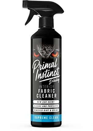 Primal Instinct Limpiador interior de tela para coche, elimina la suciedad y la mugre de asientos, alfombras y molduras, 500 ml