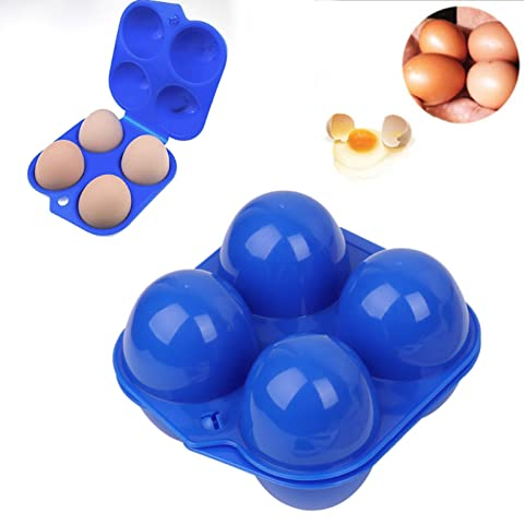 CHSEEO 2 Gitter Eierbehälter, Eierbehälter für Kühlschrank, Eierbox, Eier Aufbewahrung, Eier Aufbewahrung für Multi in Kühlschrank Outdoor Picknick Camping