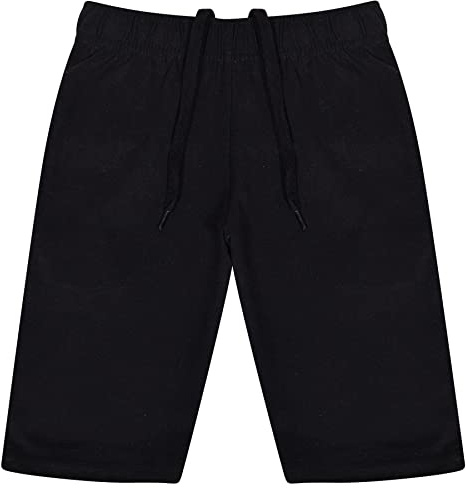 A2Z 4 Kids Boys Cotton Stretch - Shorts S07 Black 11-12