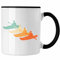 Trendation - Kajak Tasse Geschenk Kajak-Fahrer Geschenkidee Retro Geburtstag Überraschung (Schwarz)