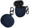 kwmobile Case Compatible with Google Pixel Buds Pro Case - Silicone Cover Holder for Earbuds - Dark Blue