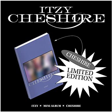 JYP Entertainment - ITZY Cheshire Limited Edition Displayalbum mit Photocards in Schwarz und Blue
