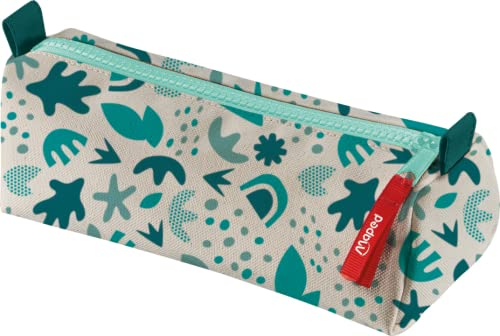 Maped - Federmäppchen Smiling Planet aus 100% recyceltem Material - 80% recyceltes Polyester + 20% recycelte Baumwolle - perfekt für Schulasseccoires - 20 cm - leichtgängiger Reißverschluss