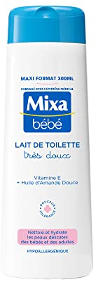 Mixa Bébé Lait de toilette Très doux 300ml